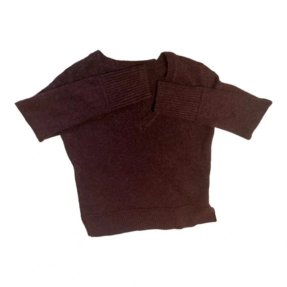 Cynthia Rowley Women's Purple Sweater with Side Slits Size S - Picture 4 of 12